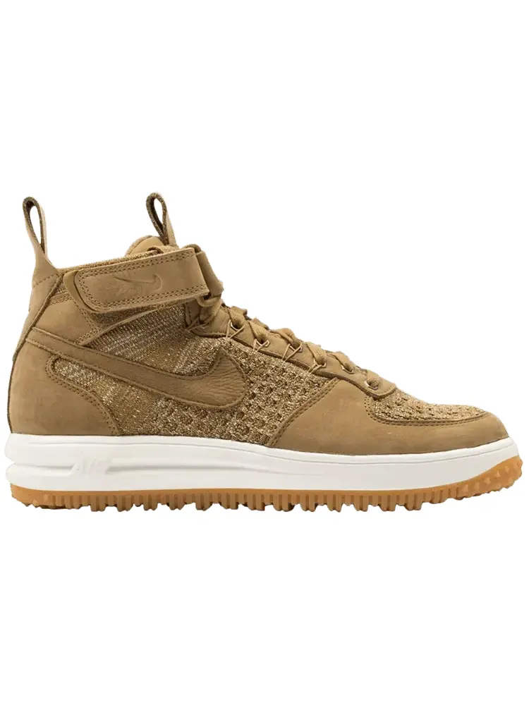 Кроссовки Nike Lunar Force 1 Flyknit 'Flax' — изображение 1 из 1, бежевый