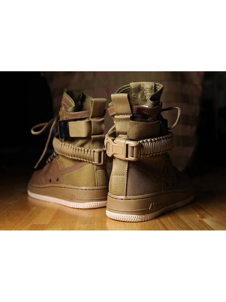 Кроссовки Nike Wmns SF Air Force 1 High 'Golden Beige' — изображение 4 из 7, коричневый