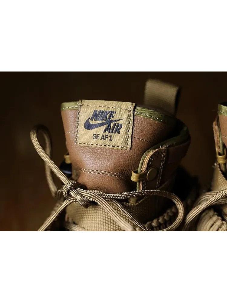 Кроссовки Nike Wmns SF Air Force 1 High 'Golden Beige' — изображение 5 из 7, коричневый