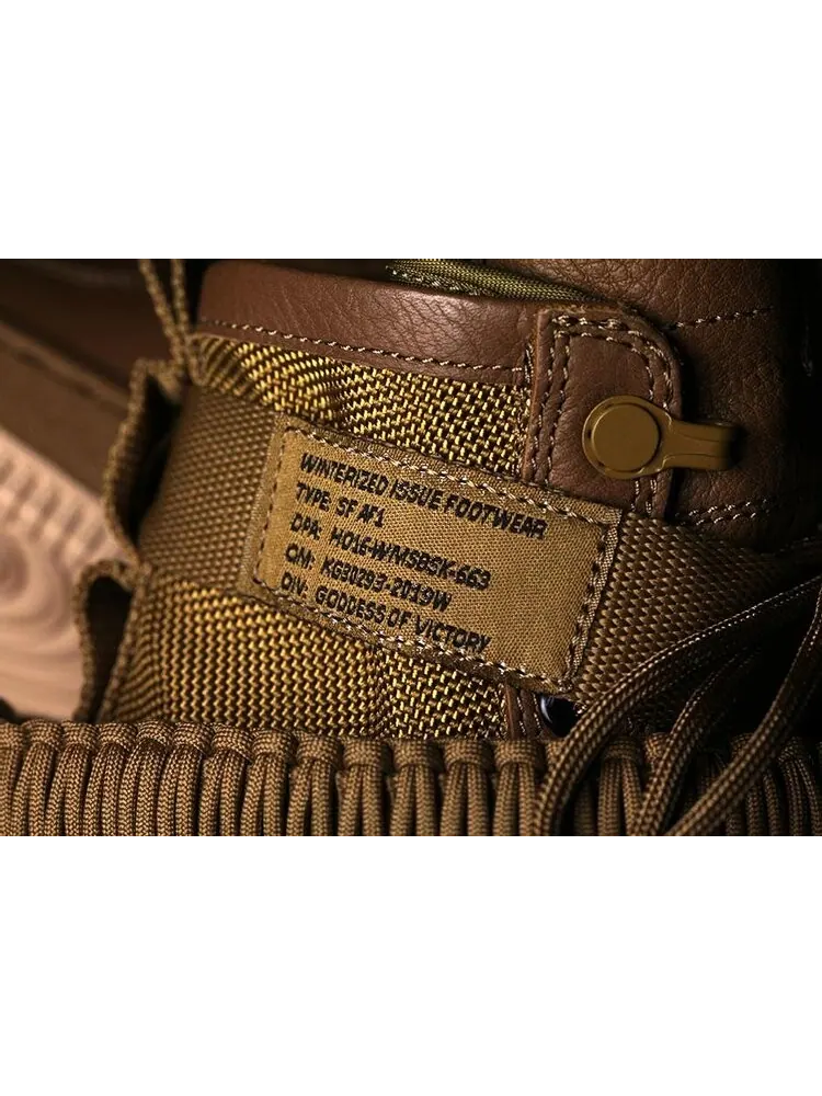 Кроссовки Nike Wmns SF Air Force 1 High 'Golden Beige' — изображение 6 из 7, коричневый