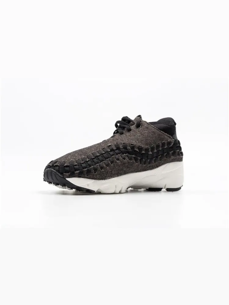 Кроссовки Nike Air Footscape Woven Chukka 'Black Ivory' — изображение 4 из 4, черный