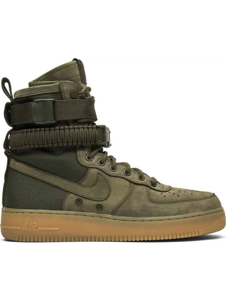 Кроссовки Nike SF Air Force 1 'Faded Olive' — изображение 1 из 8, зеленый