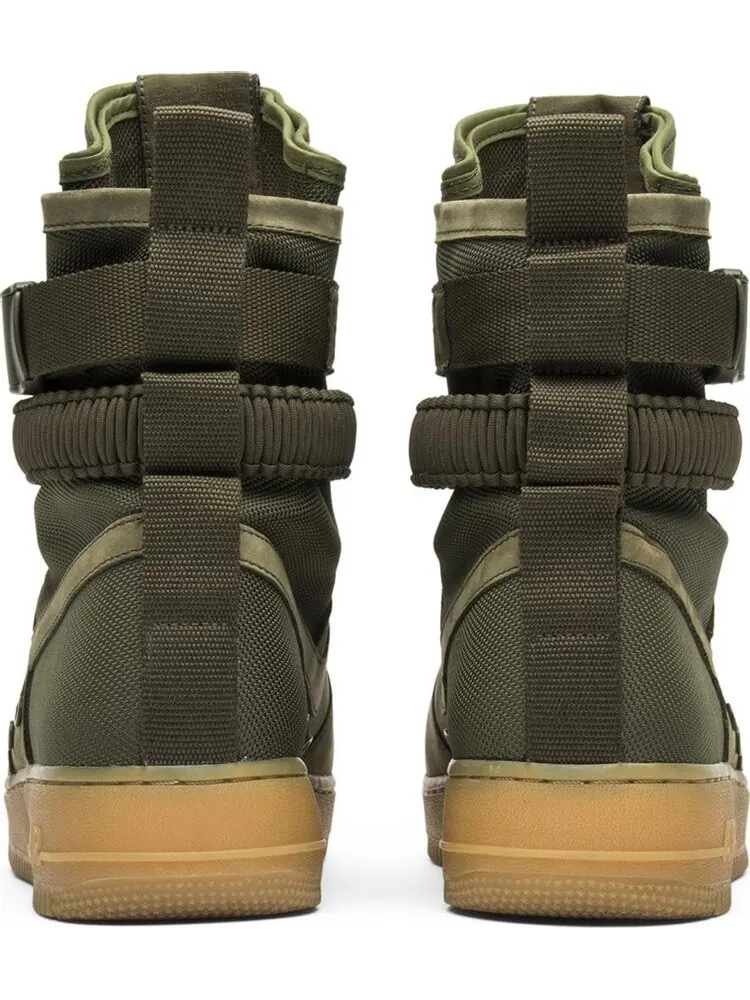 Кроссовки Nike SF Air Force 1 'Faded Olive' — изображение 6 из 8, зеленый