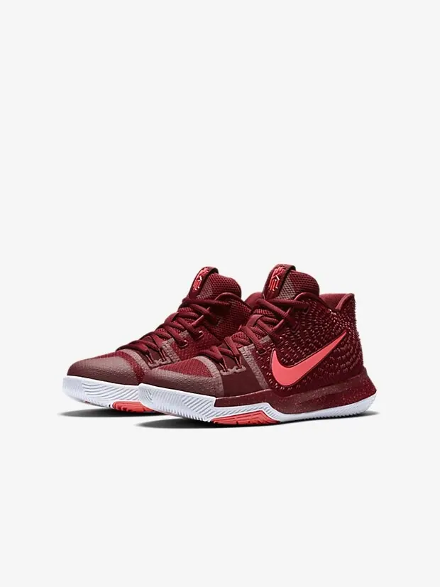 Кроссовки Nike Kyrie 3 GS 'Hot Punch' — изображение 2 из 4, красный