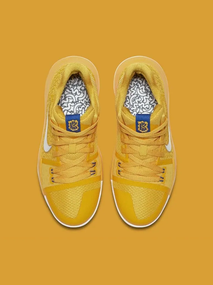 Кроссовки Nike Kyrie 3 GS 'Mac and Cheese' — изображение 5 из 7, желтый
