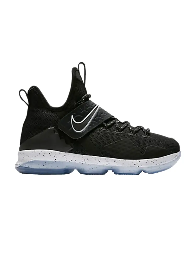 Кроссовки Nike LeBron 14 BG 'Black Ice' — изображение 1 из 1, черный/черный/белый