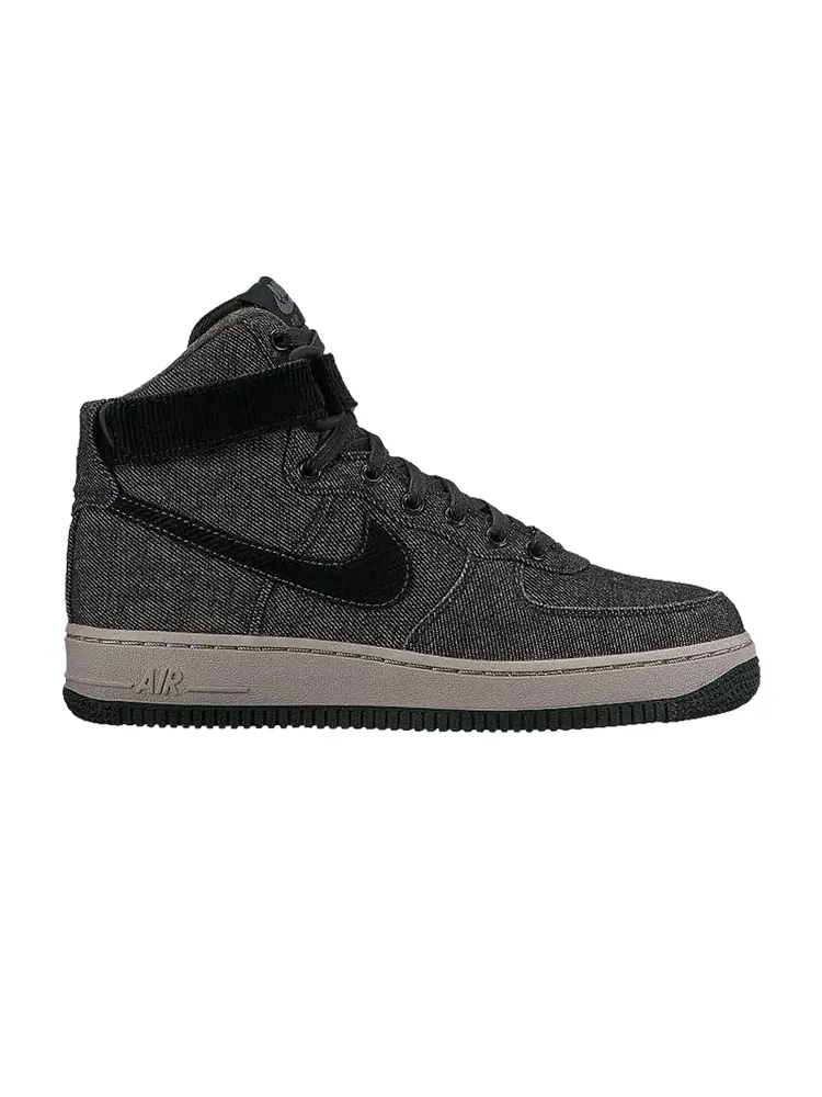 Кроссовки Nike Wmns Air Force 1 High SE 'Black Grey' — изображение 1 из 1, черный