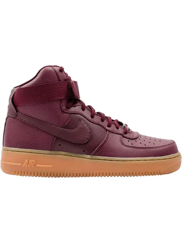 Кроссовки Nike Wmns Air Force 1 High SE 'Night Maroon' — изображение 1 из 1, красный