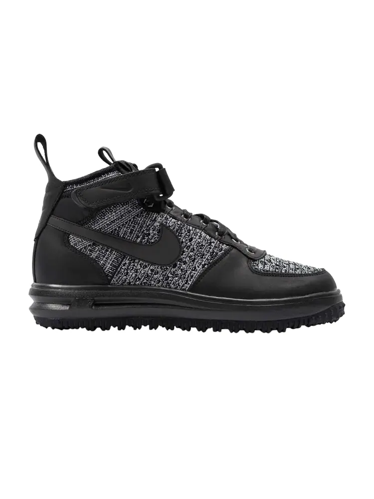 Кроссовки Nike Wmns Lunar Force 1 Flyknit Workboot 'Oreo' — изображение 1 из 1, черный