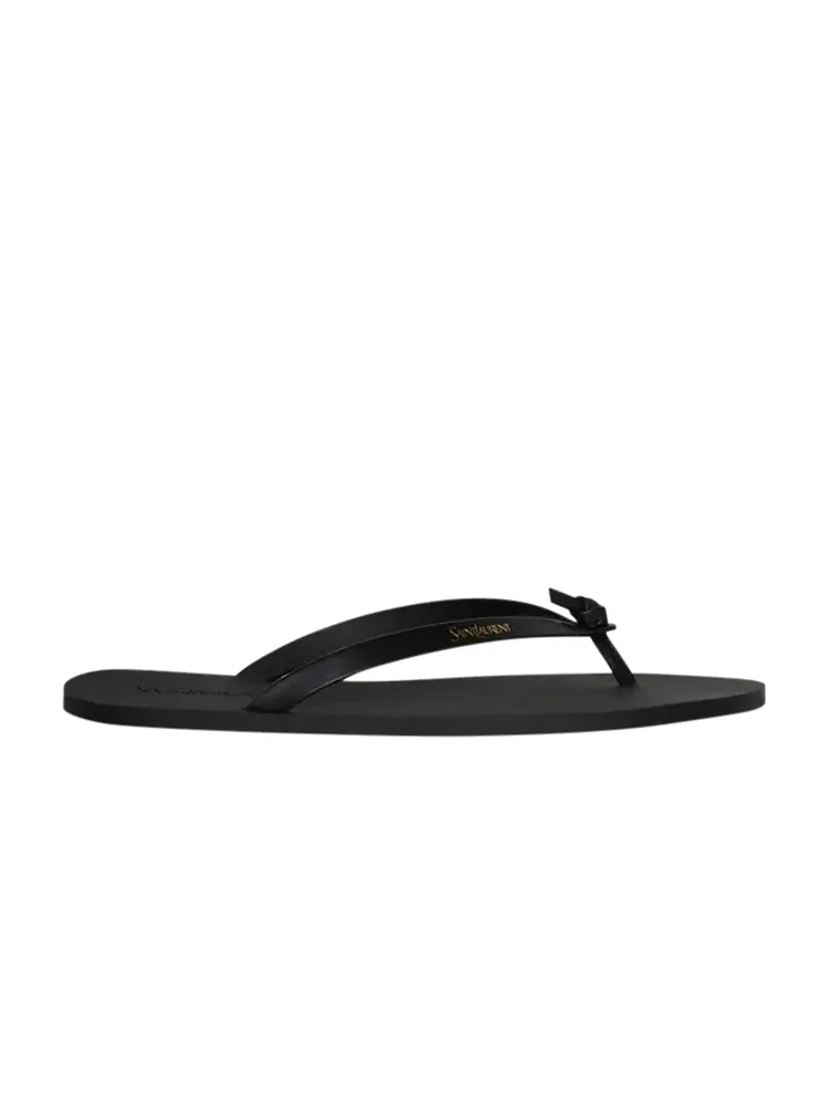 Шлепанцы для бассейна Saint Laurent — изображение 1 из 1, черный