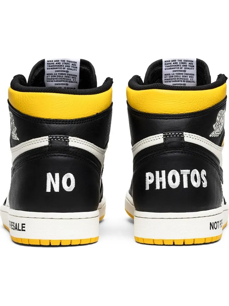 Кроссовки Air Jordan 1 Retro High OG NRG Not For Resale — изображение 6 из 9, желтый