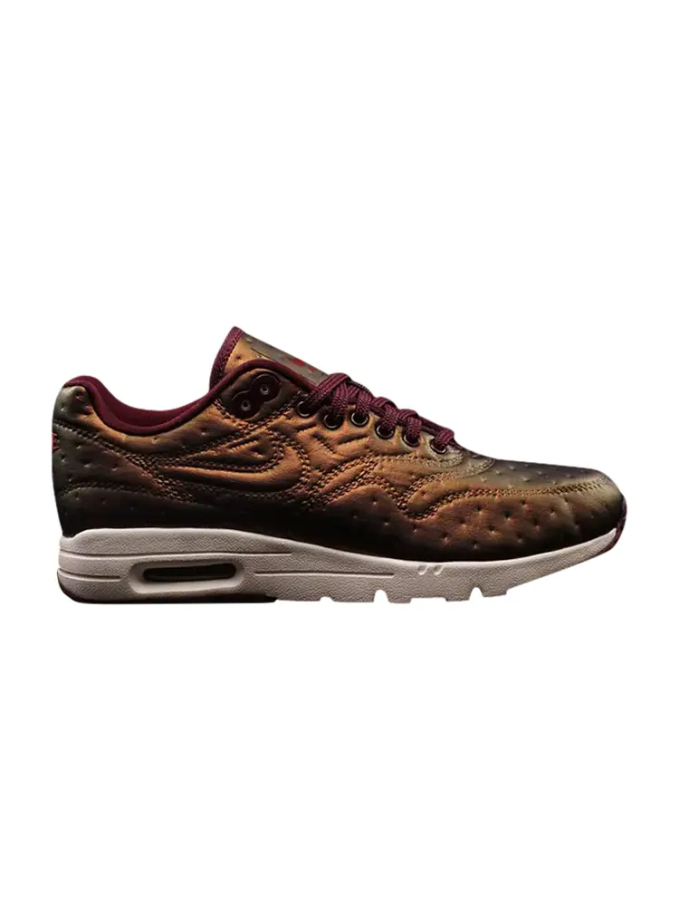 Кроссовки Nike Wmns Air Max 1 Ultra Premium Jacquard 'Metallic Mahogany' — изображение 1 из 1, красный