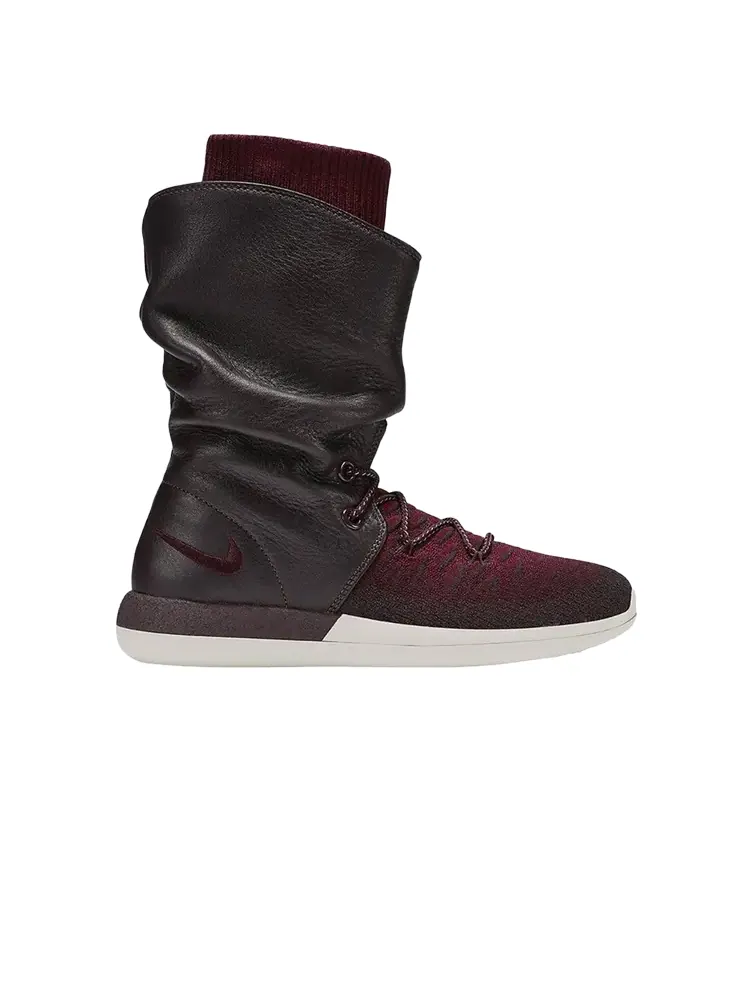 Кроссовки Nike Wmns Roshe Two Hi Flyknit 'Deep Burgundy' — изображение 1 из 1, красный