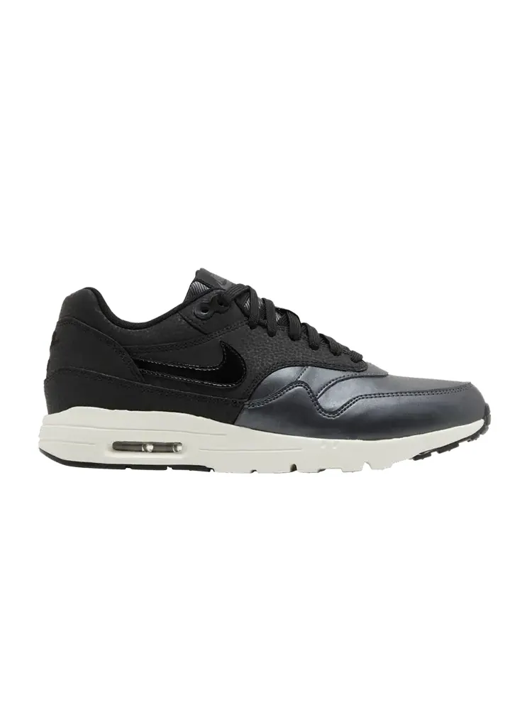 Кроссовки Nike Wmns Air Max 1 Ultra SE 'Metallic Hematite' — изображение 1 из 9, черный/черный/металлик