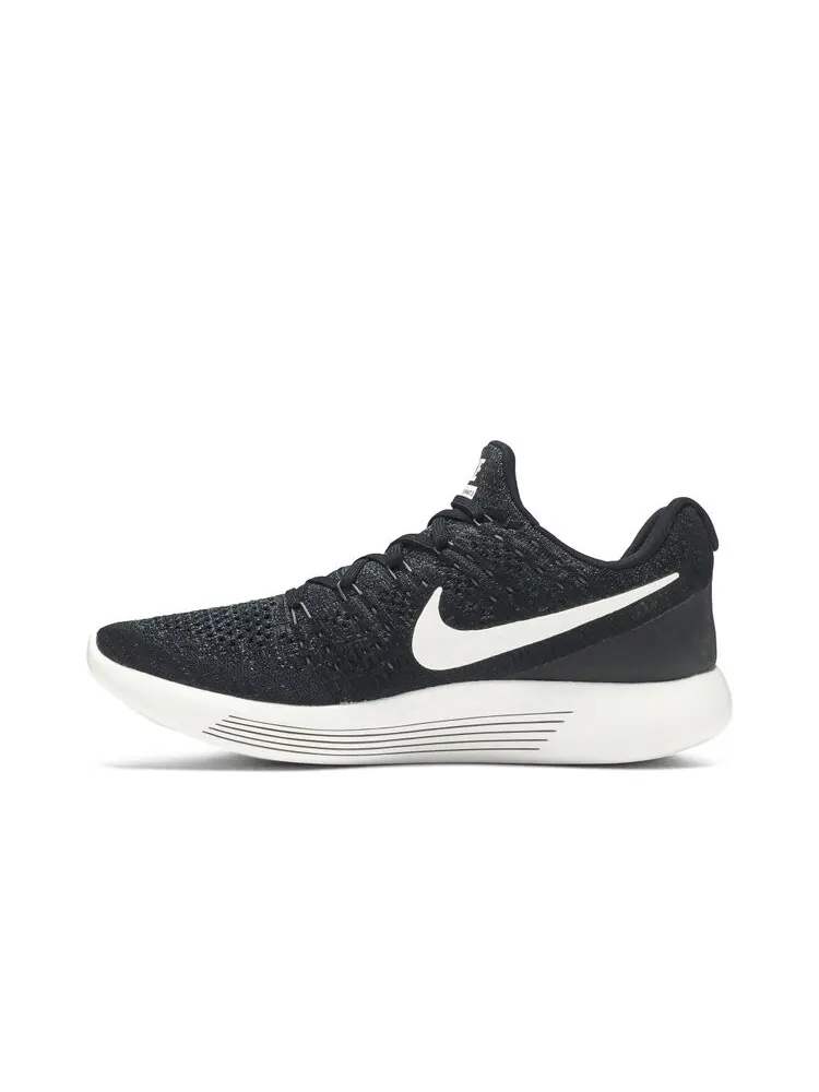 Кроссовки Nike LunarEpic Low Flyknit 2 'Black' — изображение 3 из 4, черный
