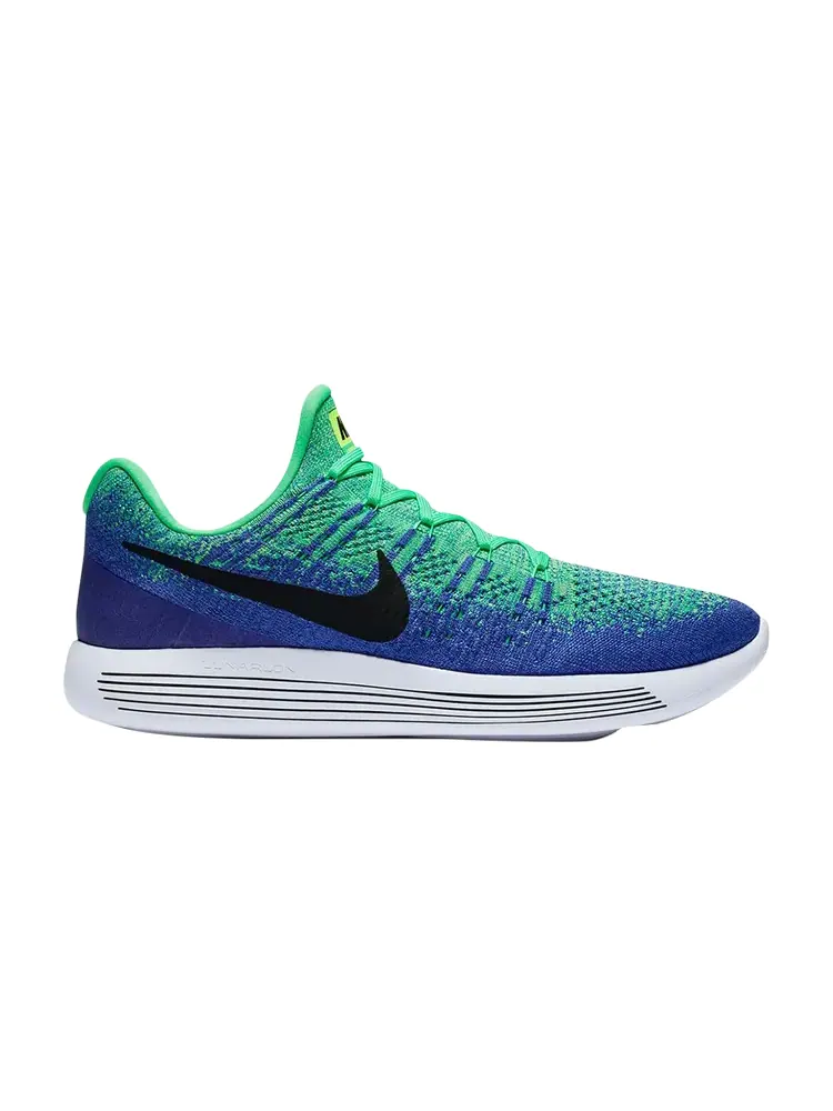 Кроссовки Nike LunarEpic Low Flyknit 2 'Electro Green' — изображение 1 из 1, синий