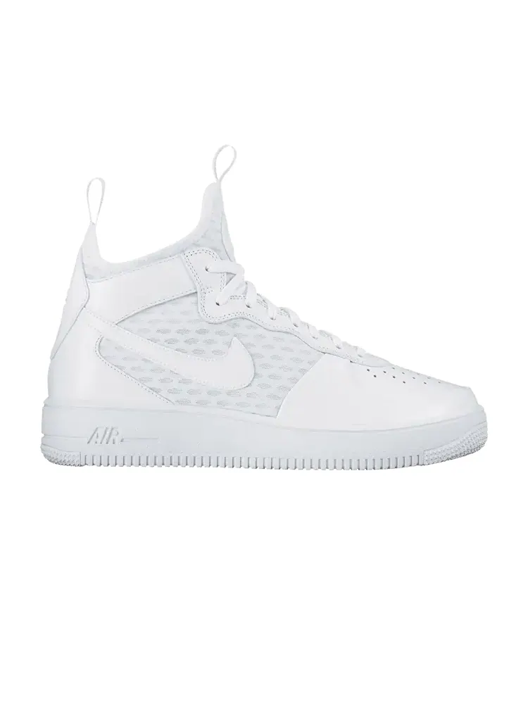 Кроссовки Nike Air Force 1 Ultraforce Mid 'Triple White' — изображение 1 из 1, белый/белый