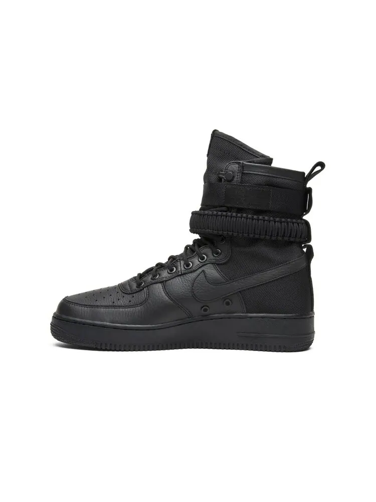 Кроссовки Nike SF Air Force 1 'Triple Black' — изображение 3 из 4, черный