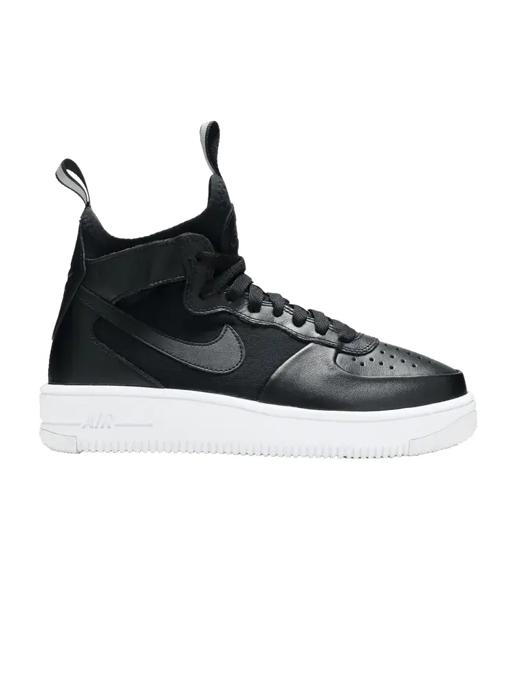 Кроссовки Nike Wmns Air Force 1 Ultraforce Mid 'Black' — изображение 1 из 9, черный/белый