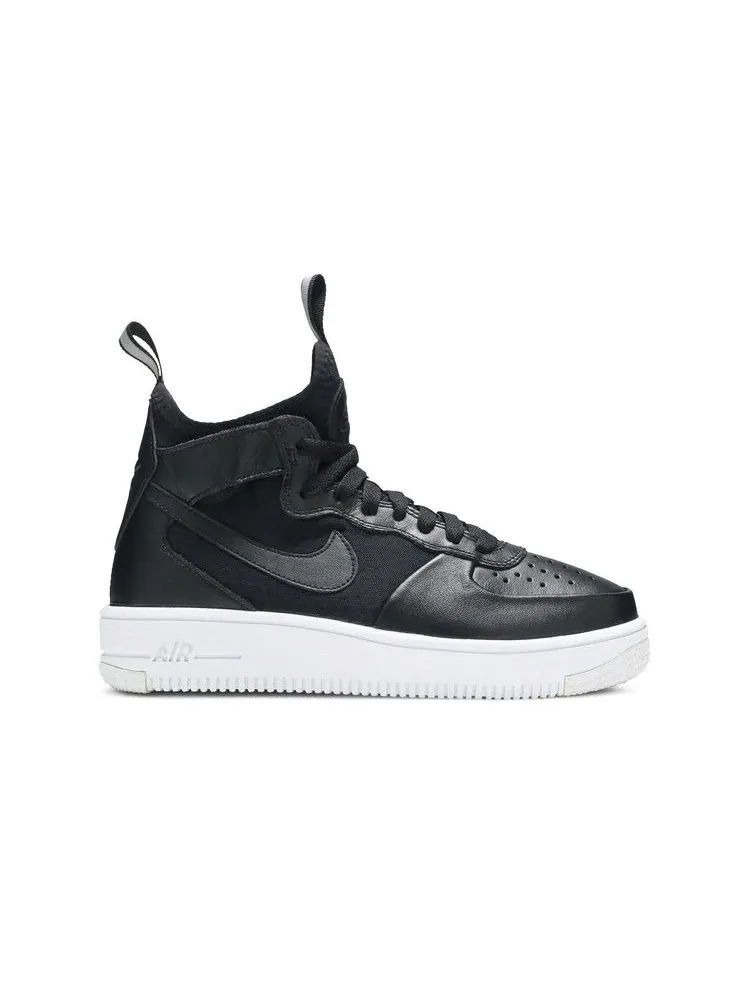 Кроссовки Nike Wmns Air Force 1 Ultraforce Mid 'Black' — изображение 2 из 9, черный/белый