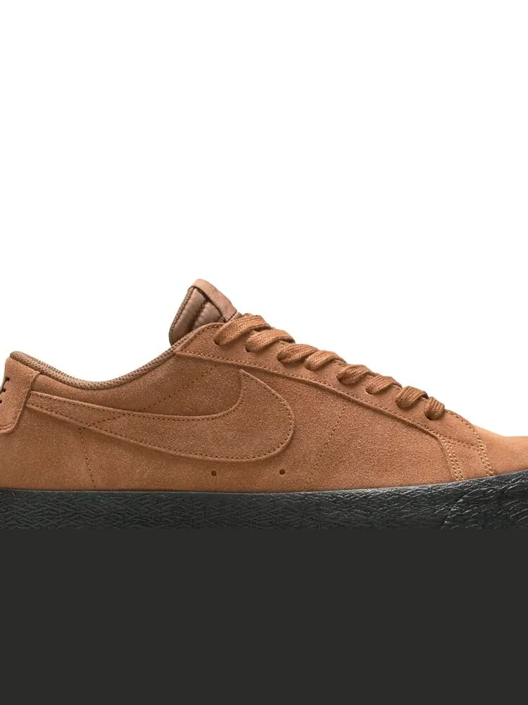 Кроссовки Nike Zoom Blazer Low SB 'Light British Tan' — изображение 2 из 4, коричневый