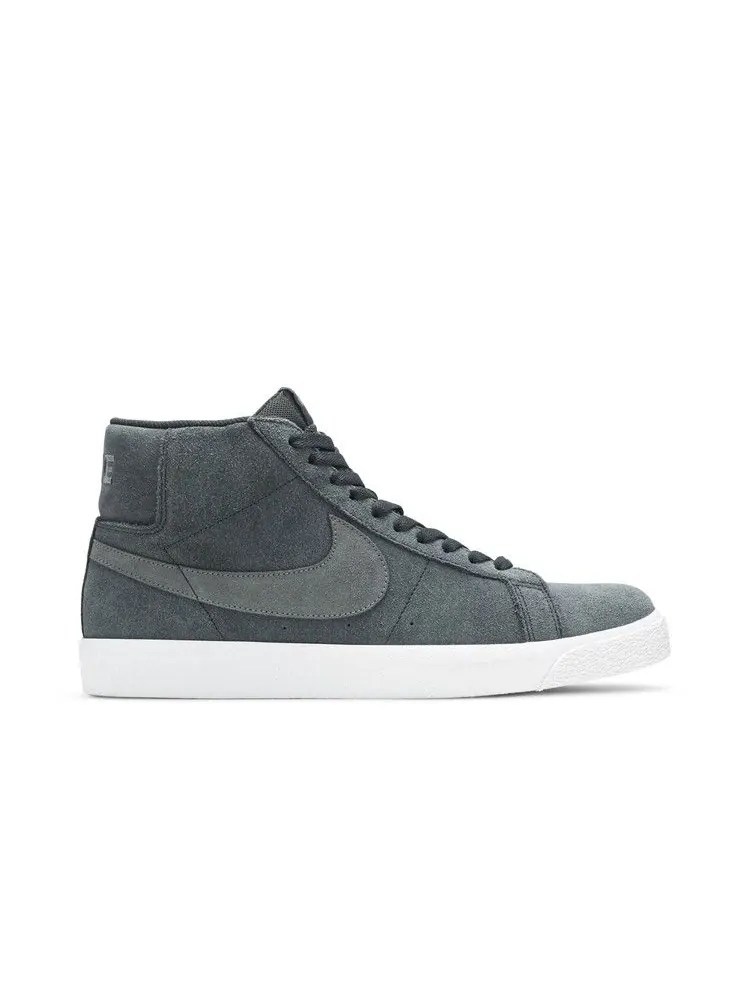 Кроссовки Nike Blazer Mid SB 'Black Suede' — изображение 2 из 9, черный