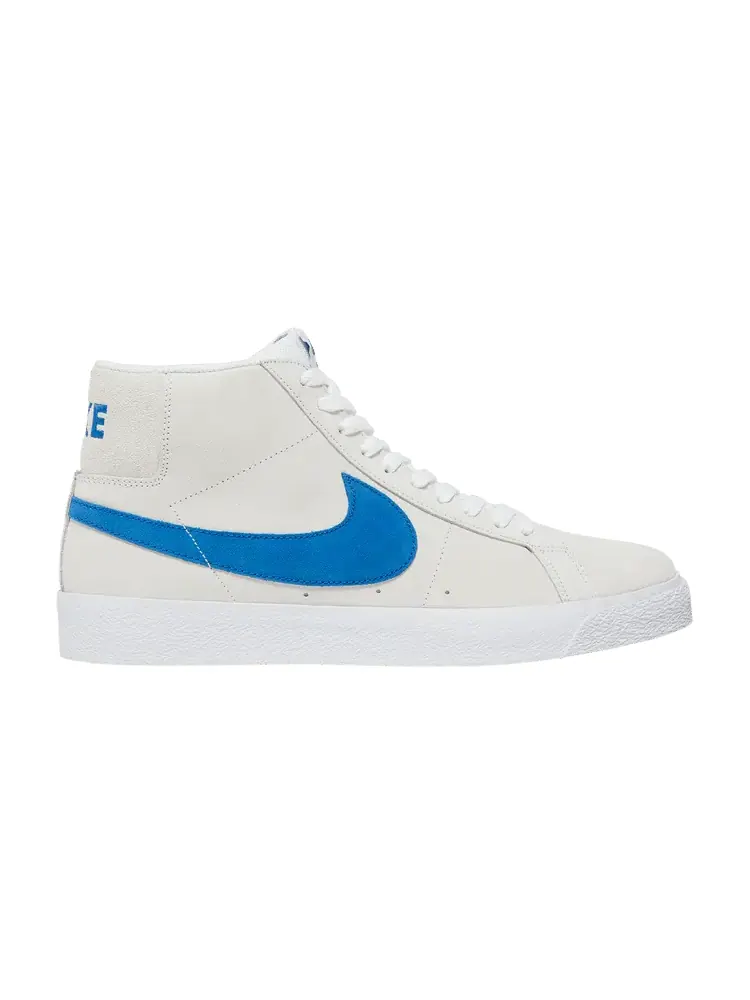 Кроссовки Nike Blazer Mid SB 'Laser Blue' — изображение 1 из 9, белый/синий
