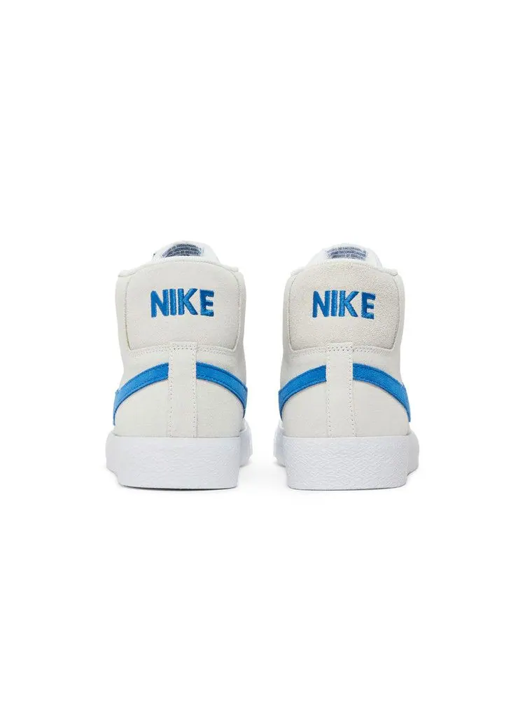 Кроссовки Nike Blazer Mid SB 'Laser Blue' — изображение 7 из 9, белый/синий