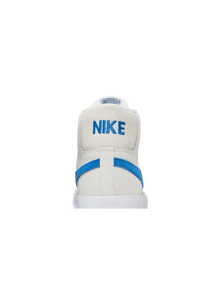Кроссовки Nike Blazer Mid SB 'Laser Blue' — изображение 8 из 9, белый/синий