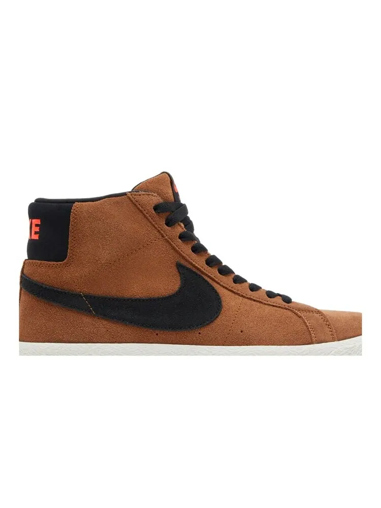 Кроссовки Nike Blazer SB Mid — изображение 2 из 4, коричневый