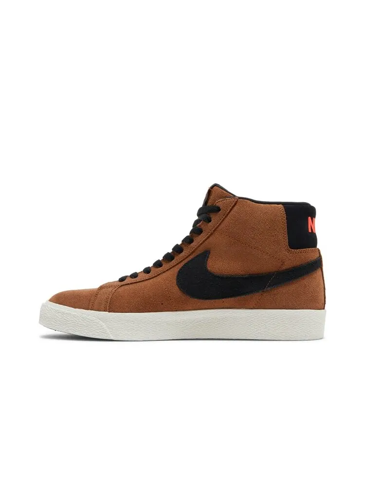 Кроссовки Nike Blazer SB Mid — изображение 3 из 4, коричневый