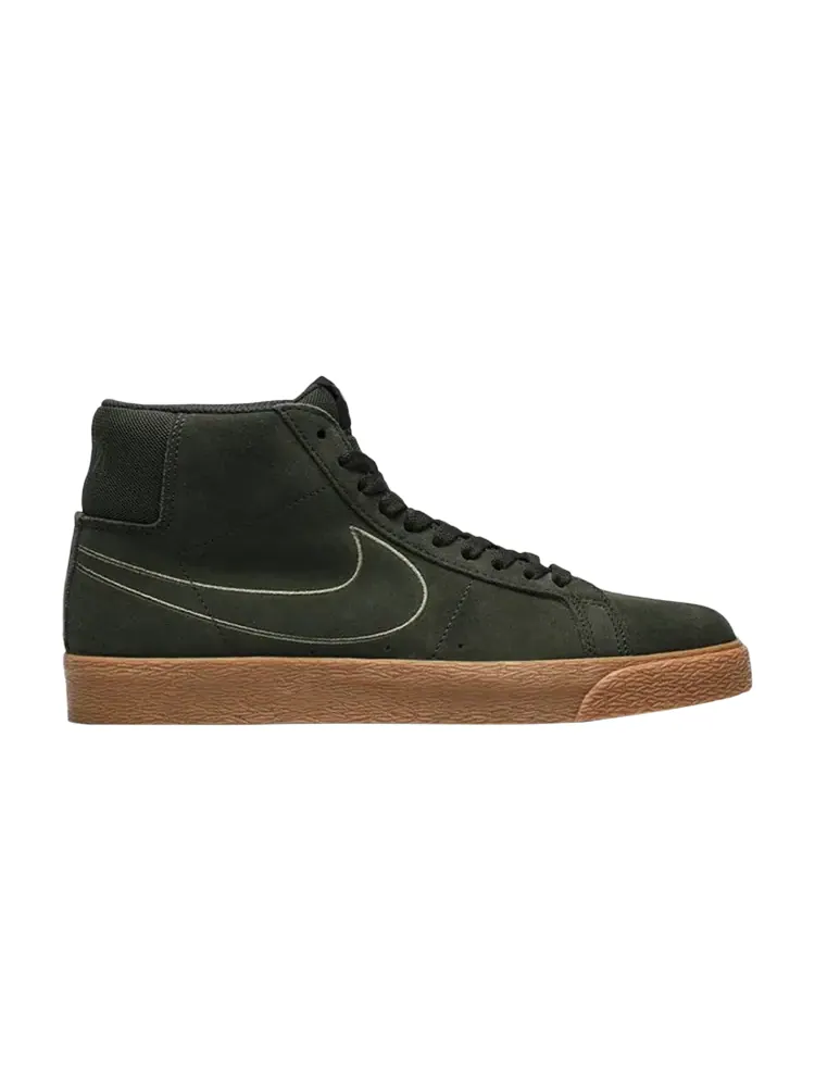 Кроссовки Nike Zoom Blazer Mid SB 'Sequoia' — изображение 1 из 1, зеленый