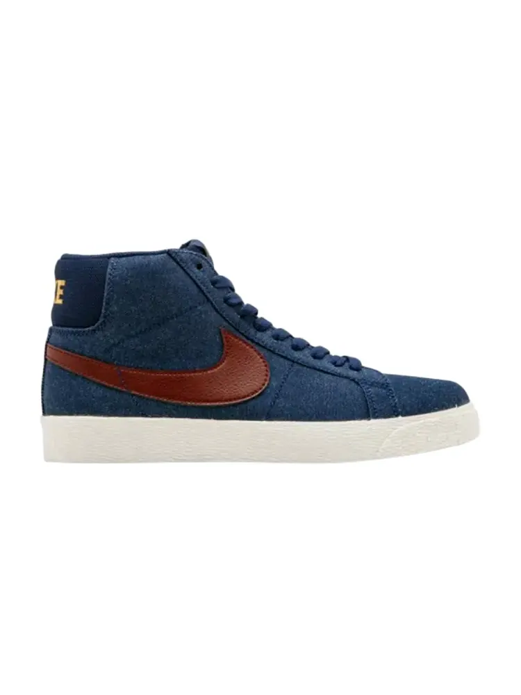 Кроссовки Nike Zoom Blazer SB Mid 'Binary Blue' — изображение 1 из 1, синий