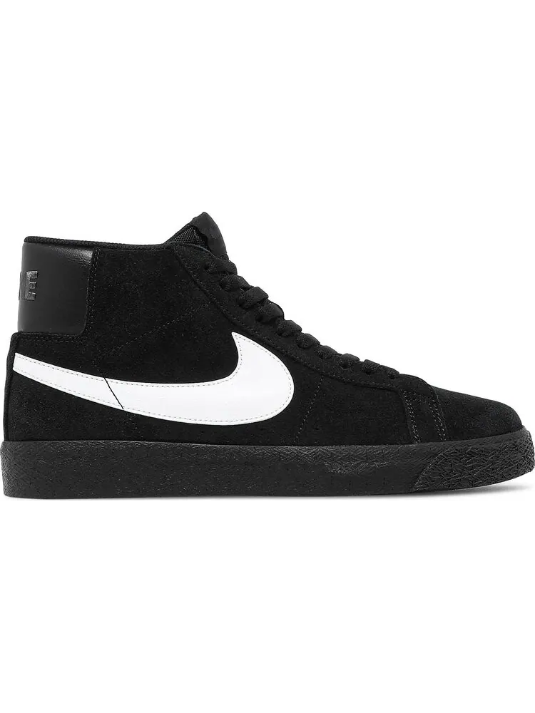 Кроссовки Nike Zoom Blazer Mid SB 'Black White' — изображение 1 из 8, черный