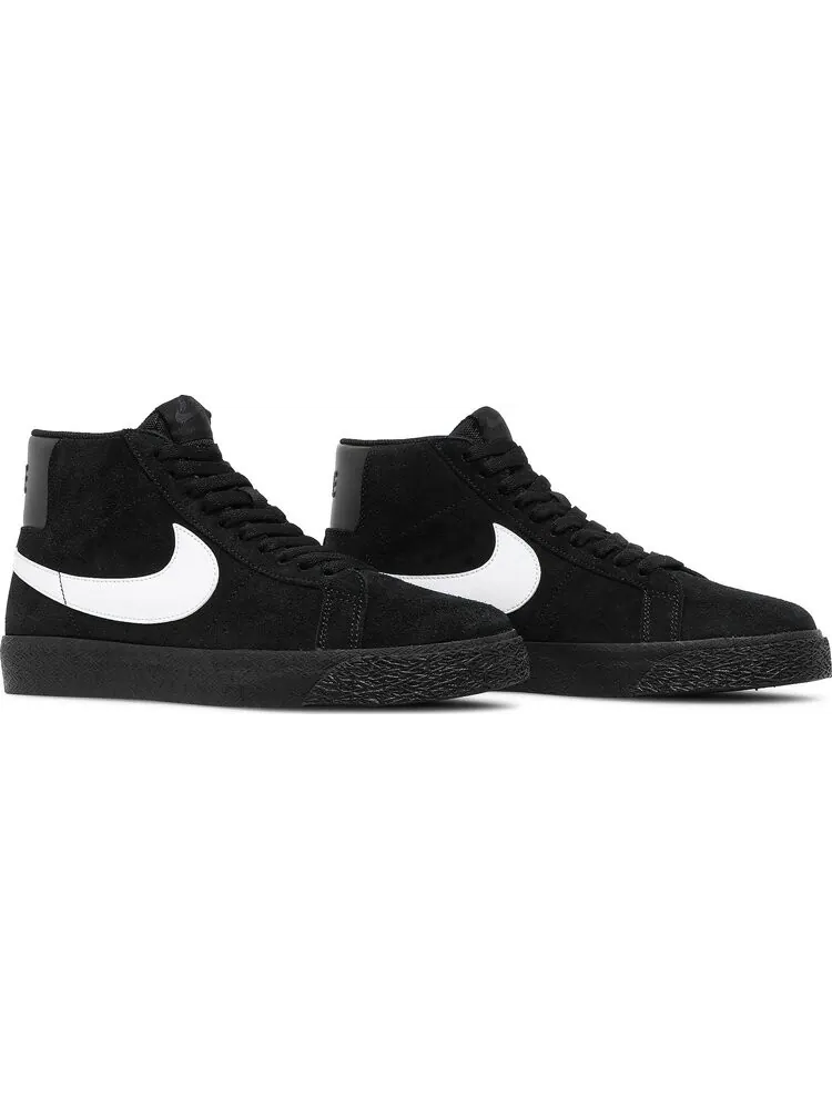 Кроссовки Nike Zoom Blazer Mid SB 'Black White' — изображение 8 из 8, черный