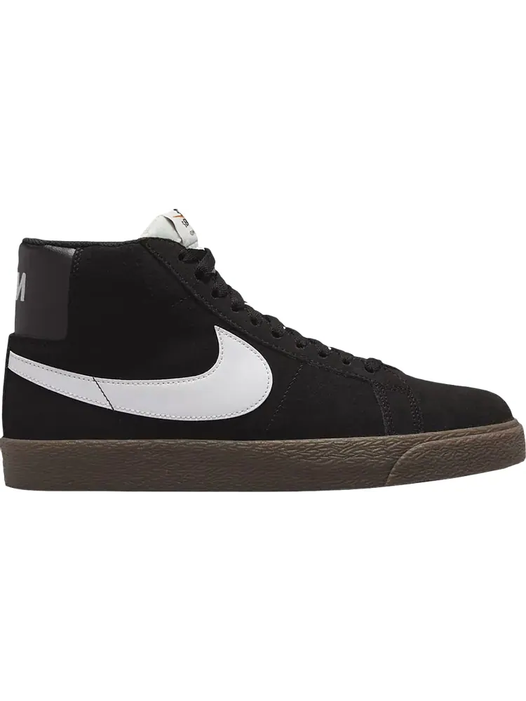 Кроссовки Nike Zoom Blazer Mid SB 'Black Dark Gum' — изображение 1 из 1, черный