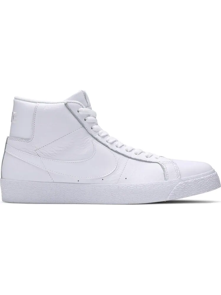 Кроссовки Nike Zoom Blazer Mid SB 'Triple White' — изображение 1 из 8, белый
