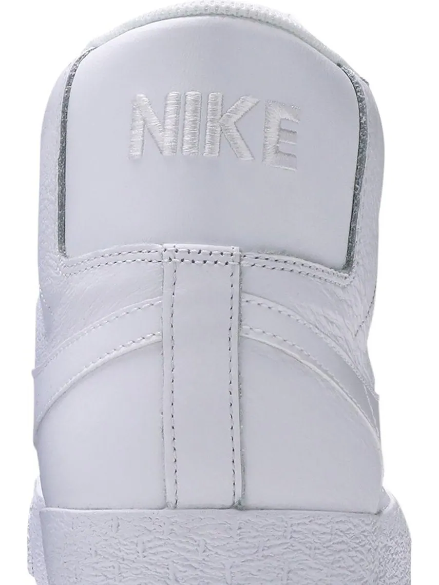 Кроссовки Nike Zoom Blazer Mid SB 'Triple White' — изображение 7 из 8, белый