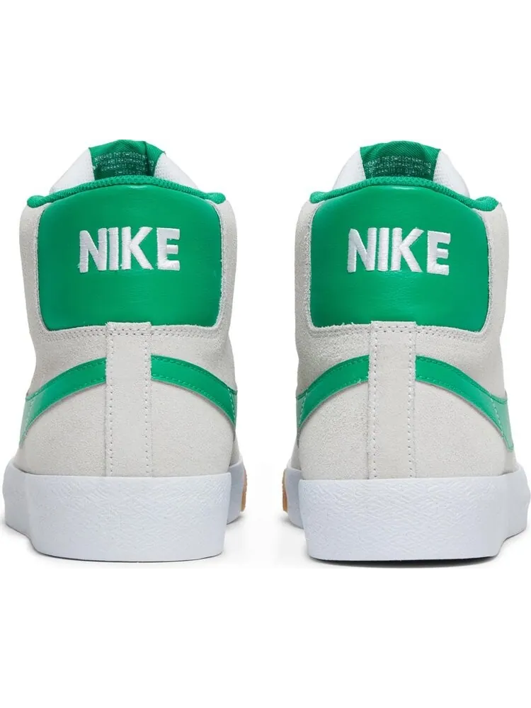 Кроссовки Nike Zoom Blazer Mid SB 'White Lucky Green' — изображение 6 из 8, белый