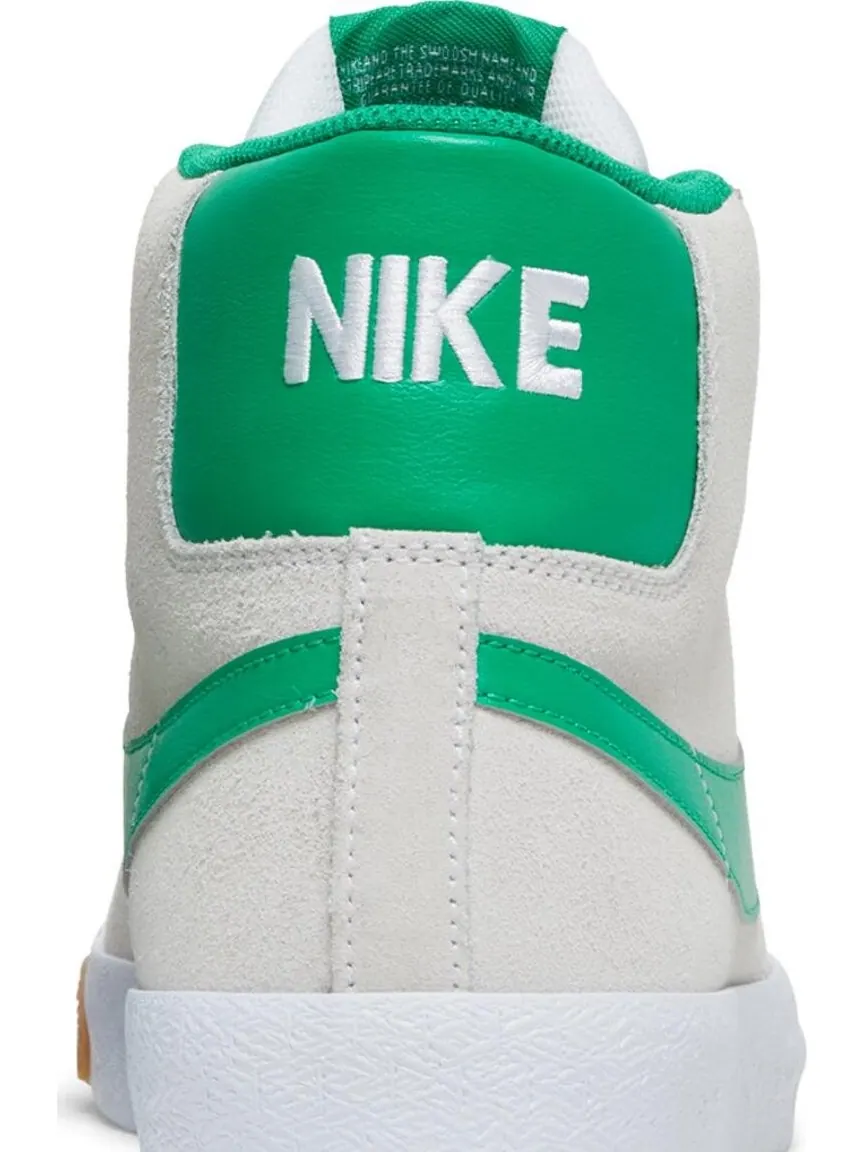 Кроссовки Nike Zoom Blazer Mid SB 'White Lucky Green' — изображение 7 из 8, белый