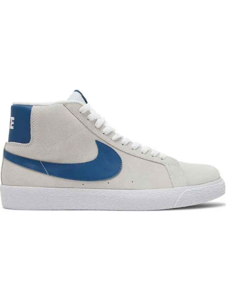 Кроссовки Nike Zoom Blazer Mid SB 'White Court Blue' — изображение 1 из 8, белый