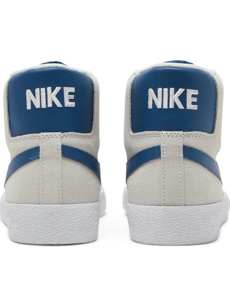 Кроссовки Nike Zoom Blazer Mid SB 'White Court Blue' — изображение 6 из 8, белый