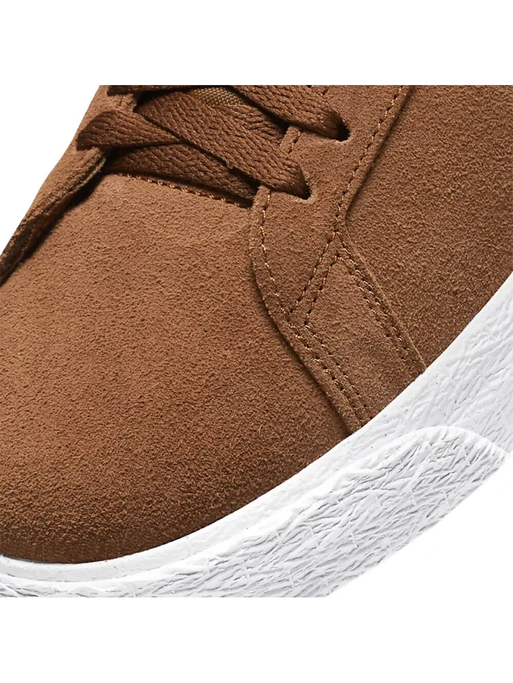 Скейтерские кеды Nike SB Zoom Blazer Mid — изображение 5 из 5, коричневый/оранжевый