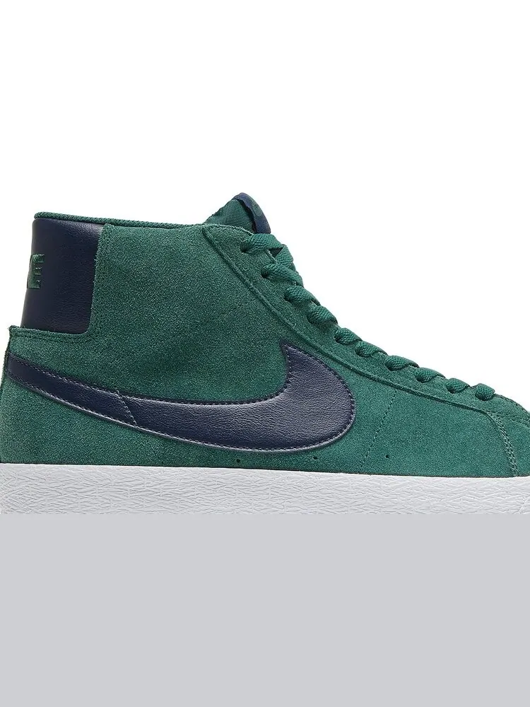 Кроссовки Nike Zoom Blazer Mid SB 'Noble Green' — изображение 2 из 8, зеленый