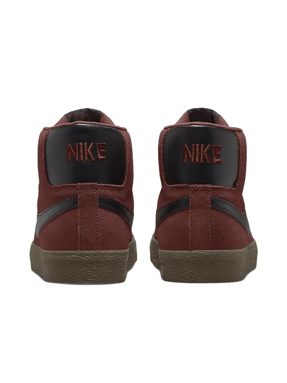 Скейтерские кеды Nike SB Zoom Blazer Mid — изображение 3 из 6, темно-красный/черный