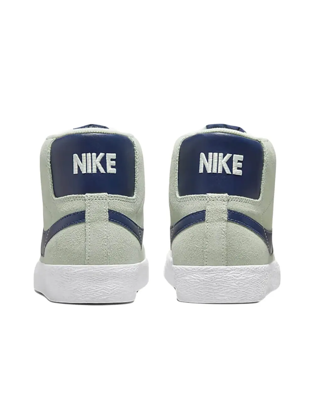 Скейтерские кеды Nike SB Zoom Blazer Mid — изображение 3 из 6, светло-зеленый/синий