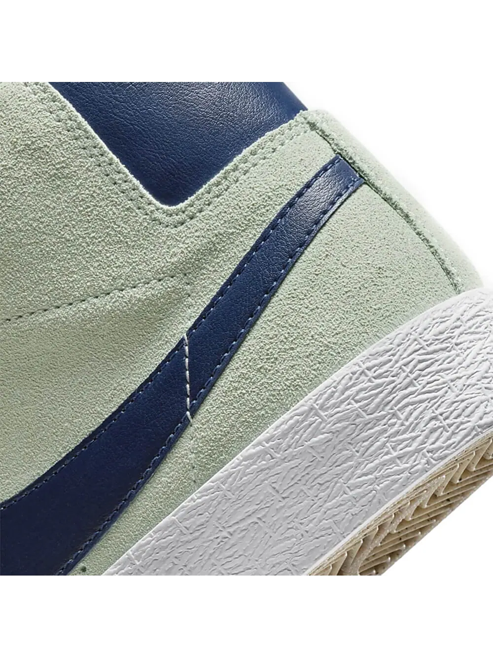 Скейтерские кеды Nike SB Zoom Blazer Mid — изображение 6 из 6, светло-зеленый/синий