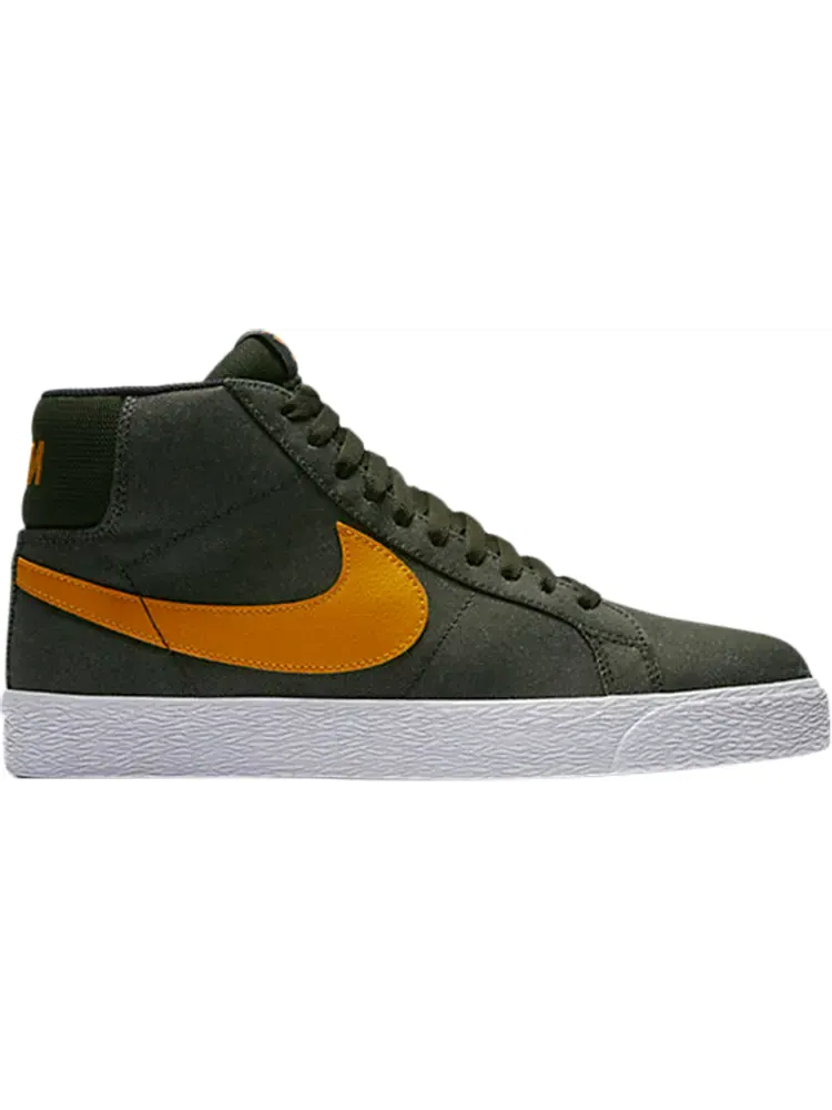Кроссовки Nike SB Blazer Mid 'Undefeated' — изображение 1 из 7, зеленый