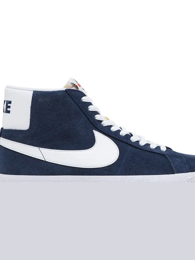Кроссовки Nike Zoom Blazer Mid SB 'Navy' — изображение 2 из 8, синий
