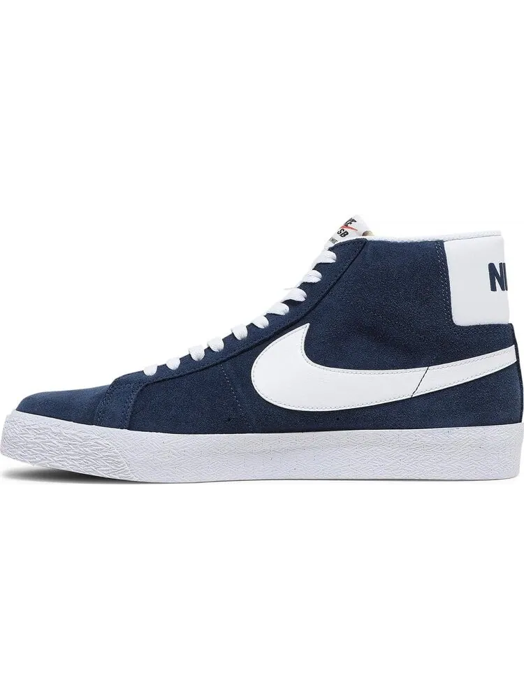 Кроссовки Nike Zoom Blazer Mid SB 'Navy' — изображение 3 из 8, синий